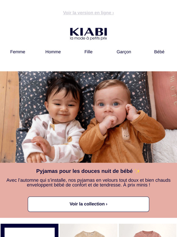 Découvrez nos pyjamas tout doux pour bébé !
