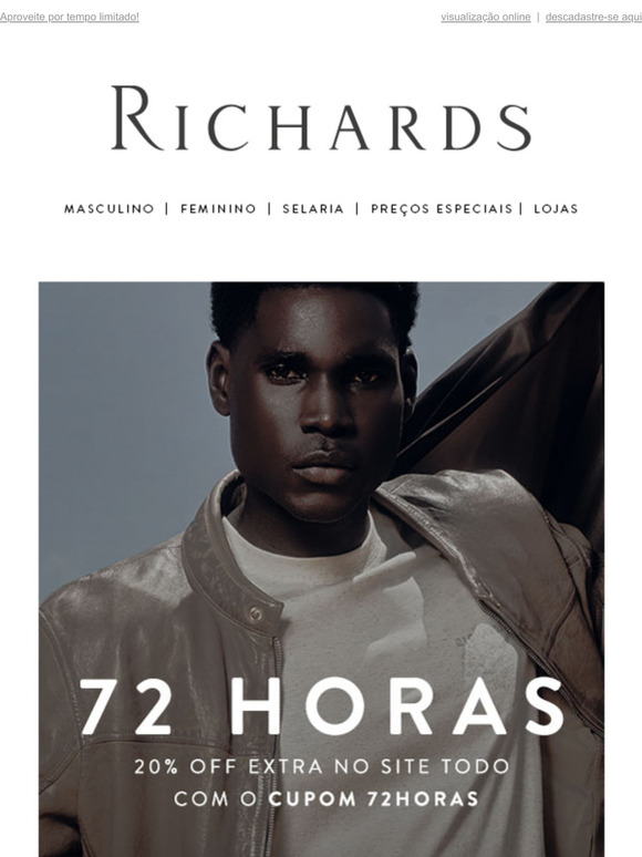 20% EXTRA para você!
