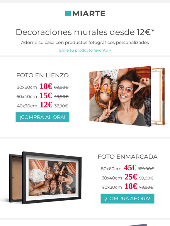Foto en Lienzo, Foto Enmarcada y Mapa Estelar desde 12€