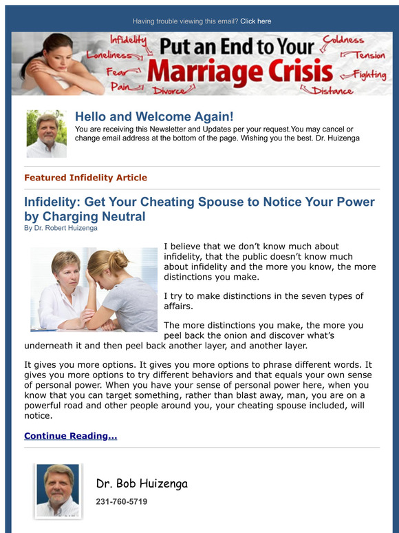 Get Your Cheating Spouse to Notice YOU