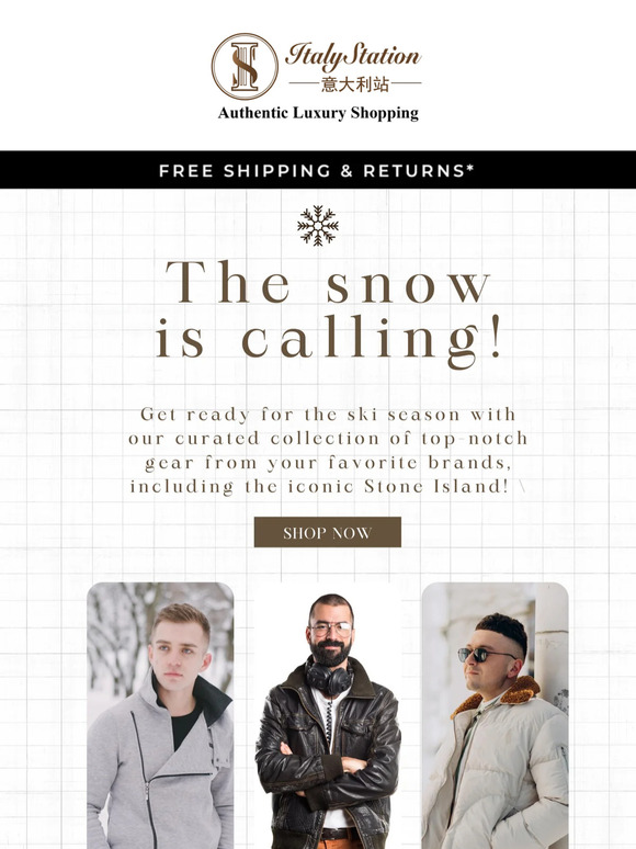 Gear Up for Winter with Stone Island Ski Essentials! 🏂❄️