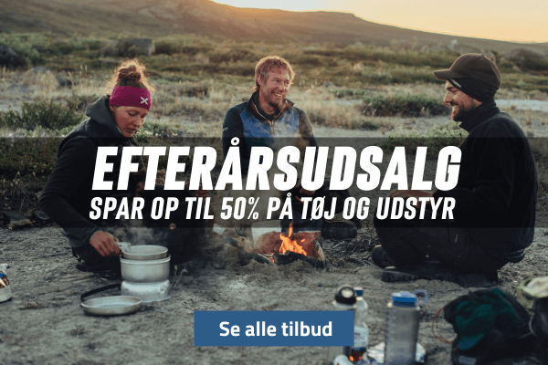 Efterårsudsalg - spar op til 50% på tøj og udstyr