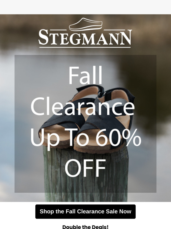 Fall Clearance: Up to 60% OFF!
