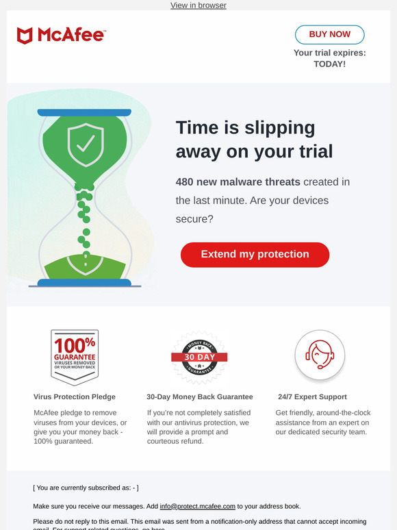 Stay secure - your free trial ends today! ⏳