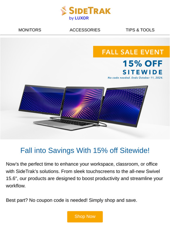 🍁 Fall Sale! 15% Off Sitewide