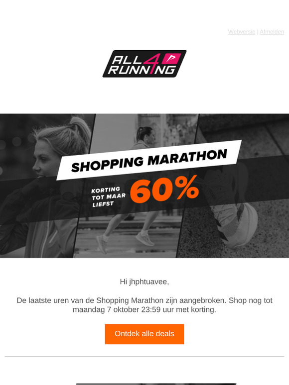 jhphtuavee, laatste uren Shopping Marathon.
