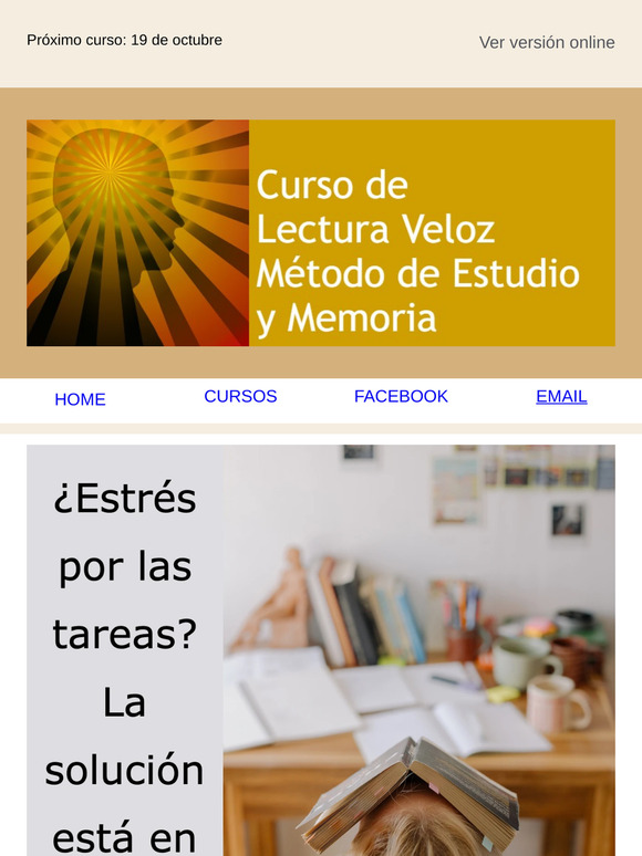 ¿Estrés por las tareas? La solución está en cómo lees