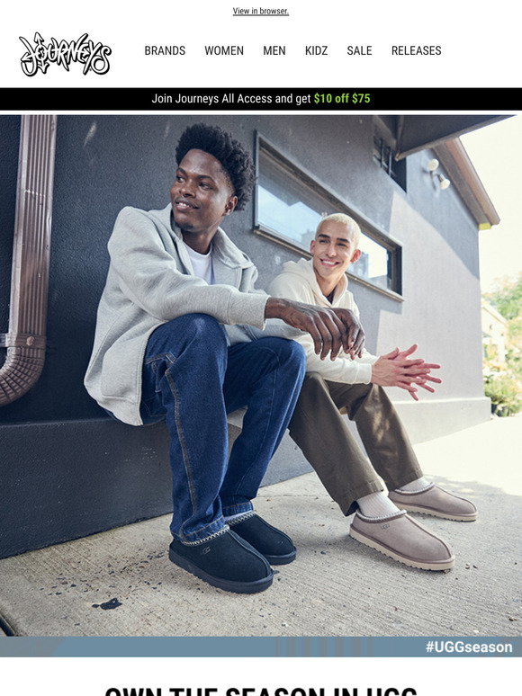 Journeys Email Newsletters: Shop Sales, Discounts, and Coupon Codes