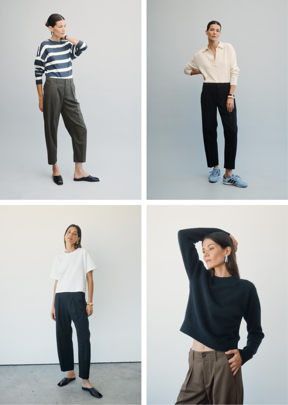 Cropped Pleated Pant. 