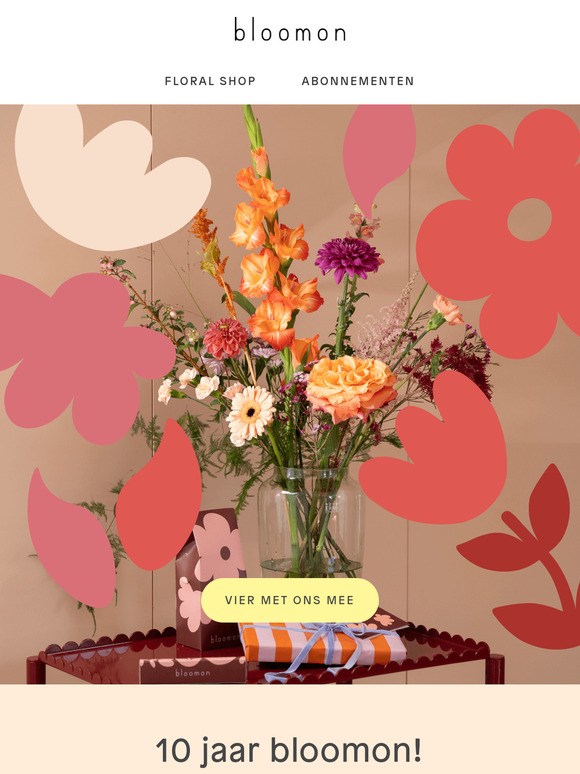 Lange leve bloomon: we zijn 10!