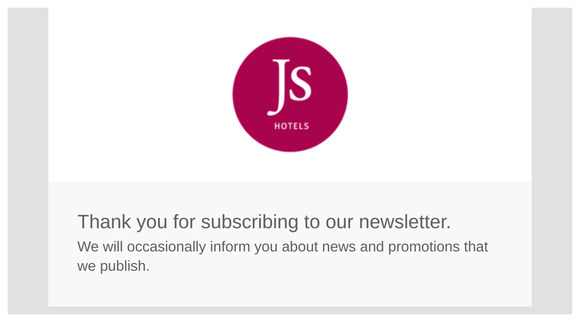 Newsletter JS Hotels