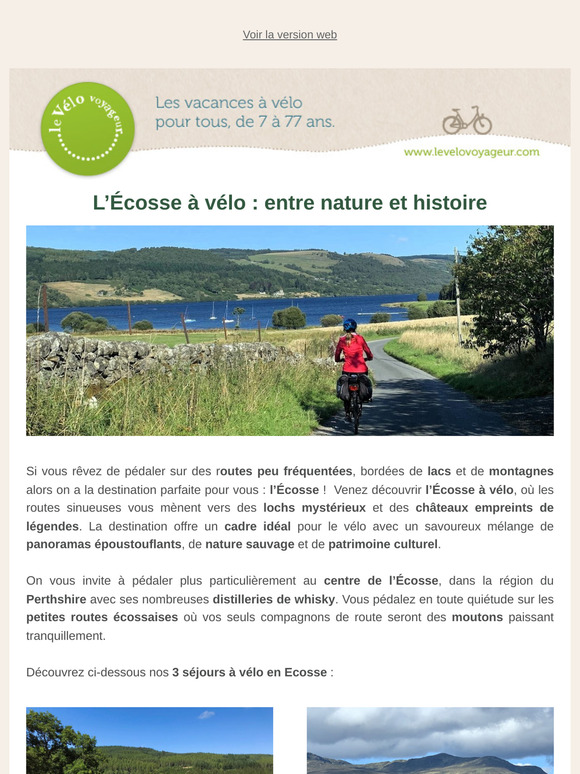L'Écosse à vélo : entre nature et histoire 🏞️