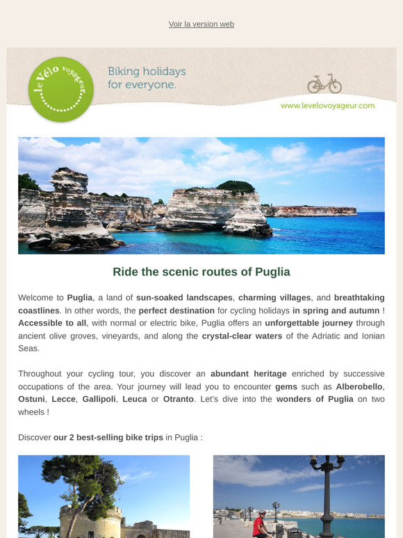Ride the scenic routes of Puglia 🚵‍♀️🍷
