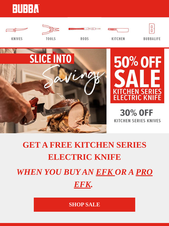Get A Free Electric Knife!
