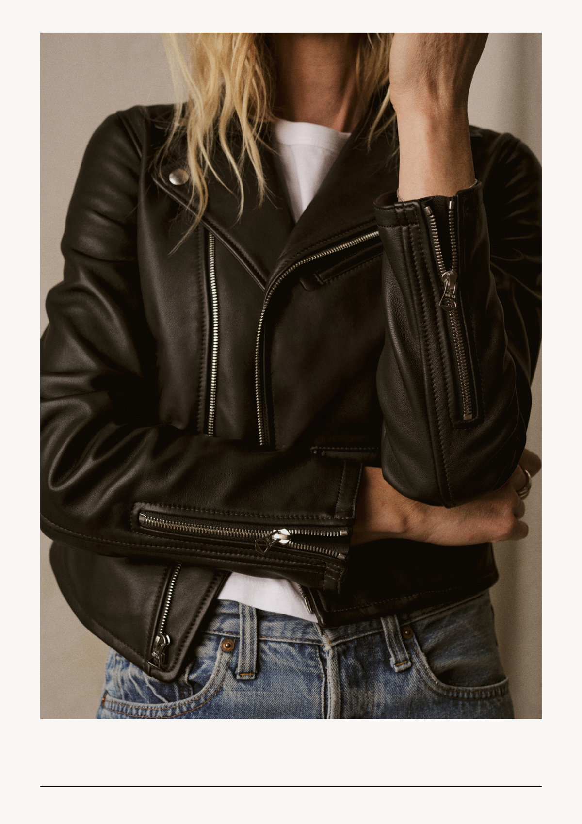 Shrunken Moto Jacket