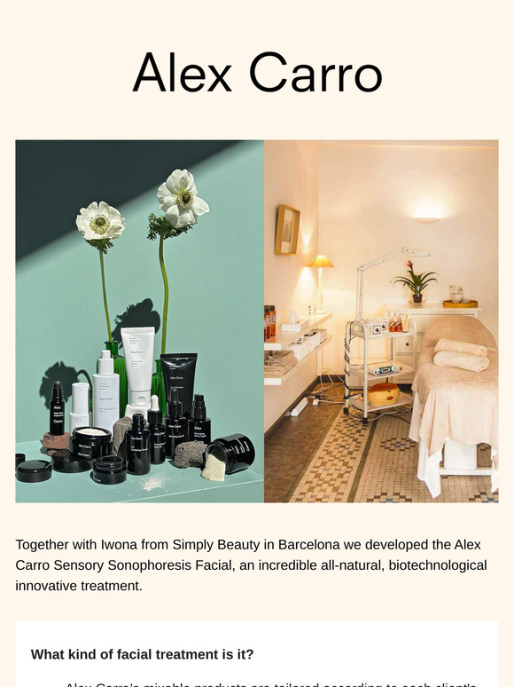 New Alex Carro Sensory Sonophoresis Facial