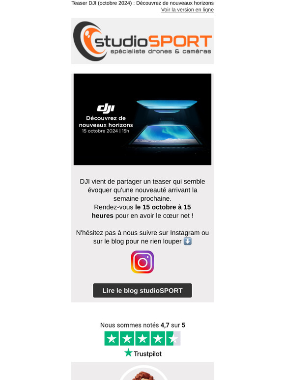 Teaser DJI🔔 "Découvrez de nouveaux horizons"👀 RDV le 15 octobre prochain