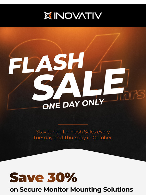 Flash Sale: 30% Off Monitor Mounting Solutions
