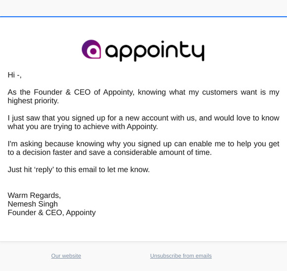 Welcome to Appointy!