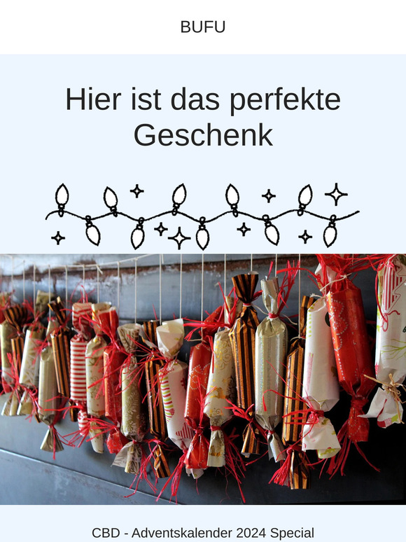 BUFUS CBD ADVENTSKALENDER 2024 IST DA