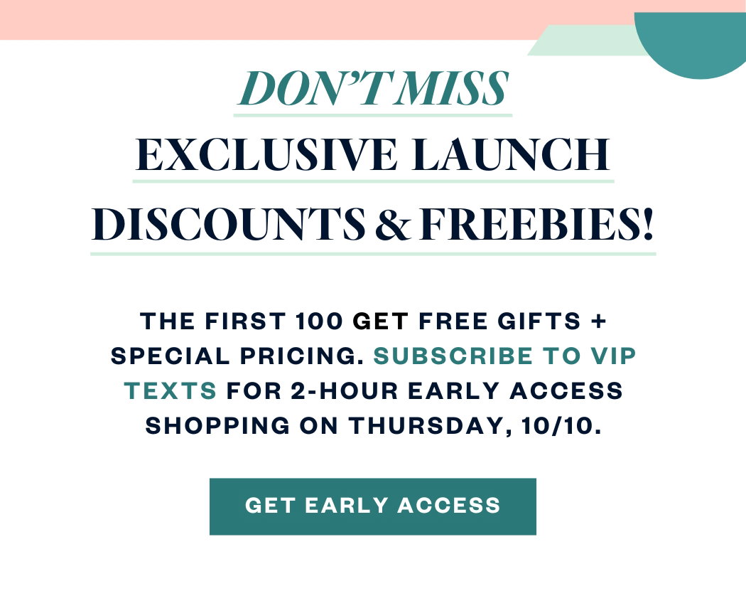 DON'T MISS EXCLUSIVE LAUNCH DISCOUNTS & FREEBIES!