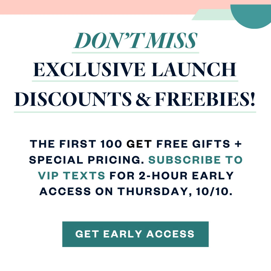 DON'T MISS EXCLUSIVE LAUNCH DISCOUNTS & FREEBIES!