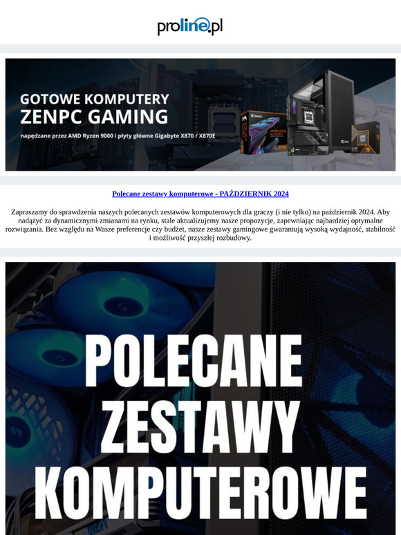 Polecane zestawy komputerowe
