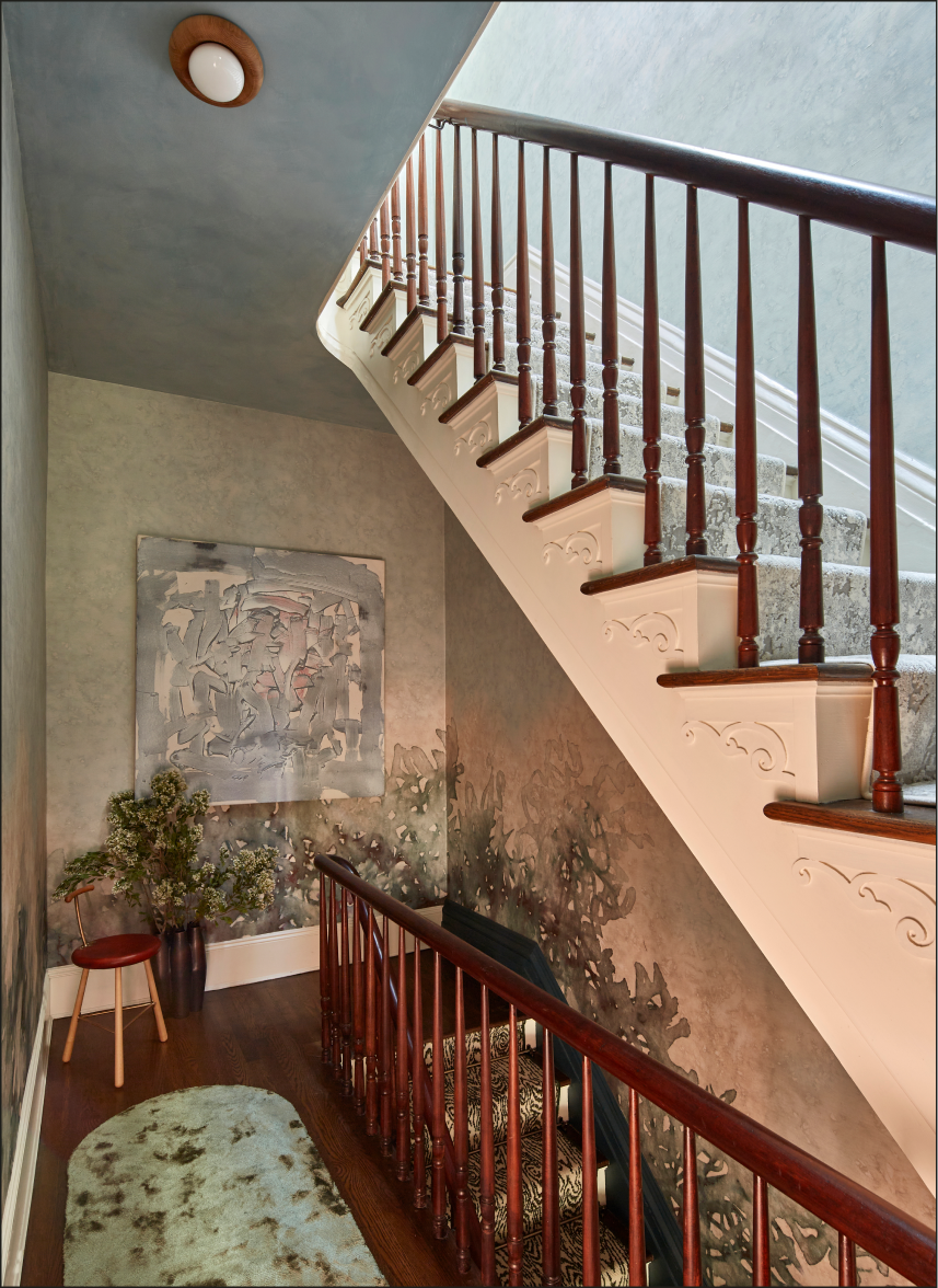 Straus and Prospect silk wallcovering