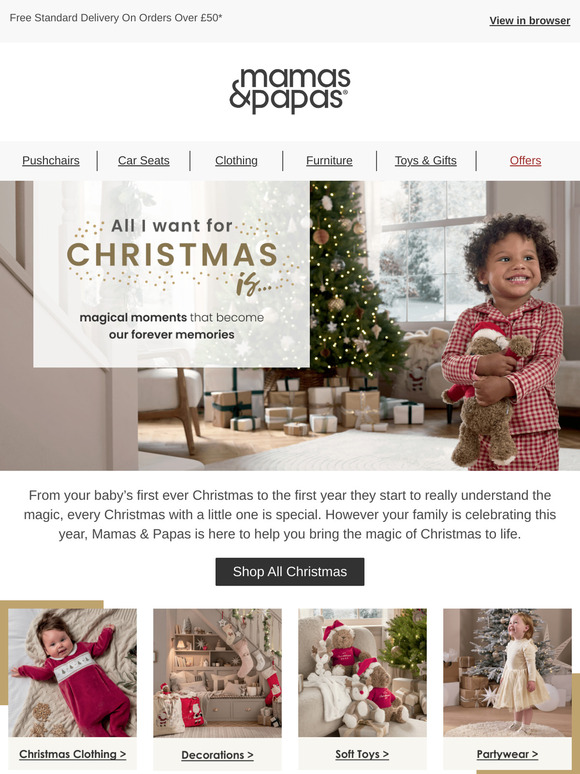 Mamas and Papas Christmas has arrived 🎄 Milled