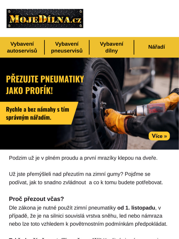 Nečekejte na sníh - přezujte včas ❄️ Poradíme, jak na to.
