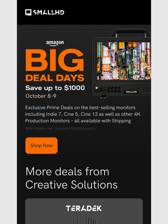 Big Deal Days Starts Now