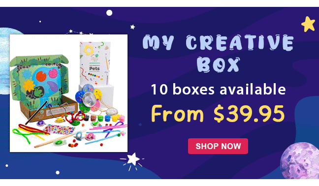 My Creative Box, 10 Boxes Available, From $39.95