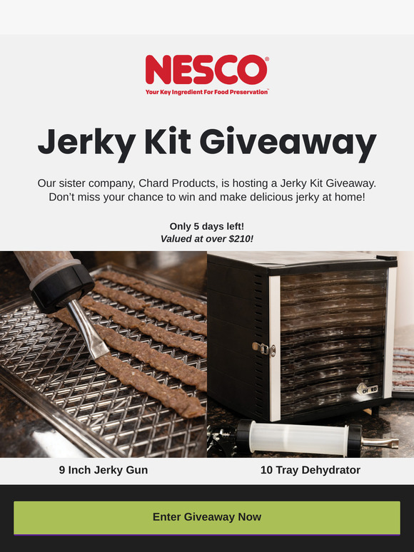 Exciting Jerky Kit Giveaway from Our Sister Company! 🦌