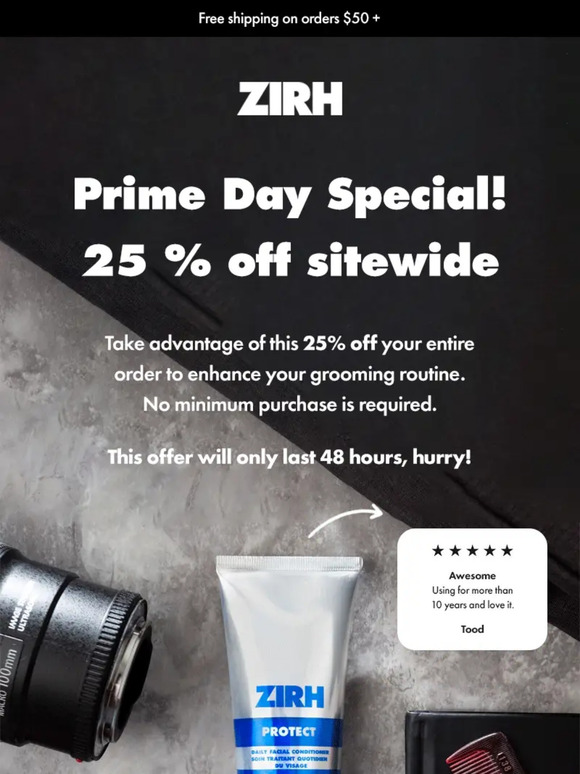 Prime Day Deals: 25% Off Sitewide!
