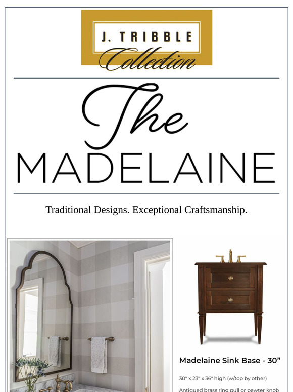 The Madelaine Sink Base by J. Tribble 🤩