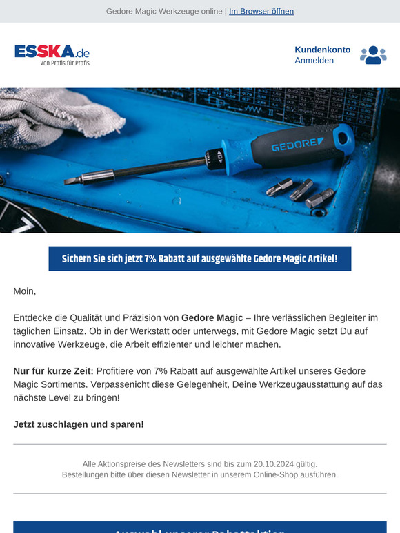 GEDORE Magic – Werkzeuge für Profis
