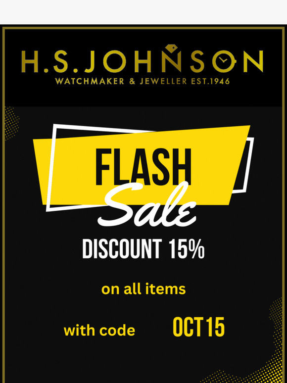 ⚡ Flash Sale 15% off nearly everything  ⚡ ⚡
