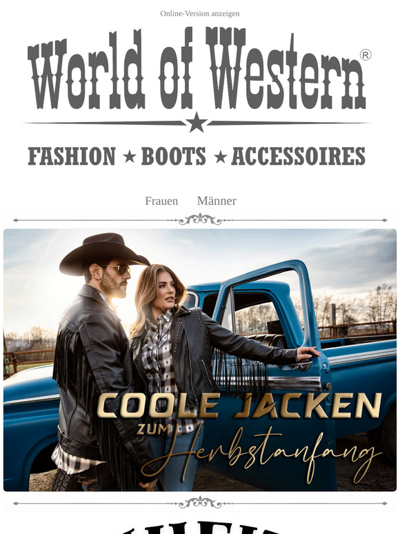 Neue Jacken im Westernstyle 🍁🤠