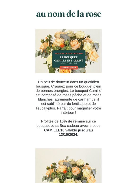 -10% sur notre nouveau bouquet ! 💐