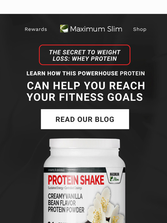 Your secret weapon for weight loss: protein powder 🔥