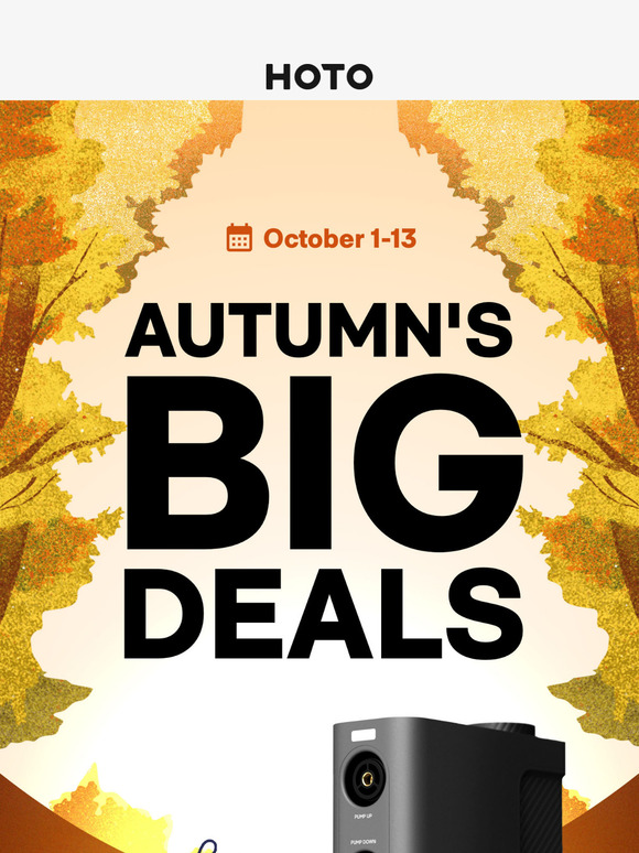 Limited Time Fall Sale - Time to Save 🍁