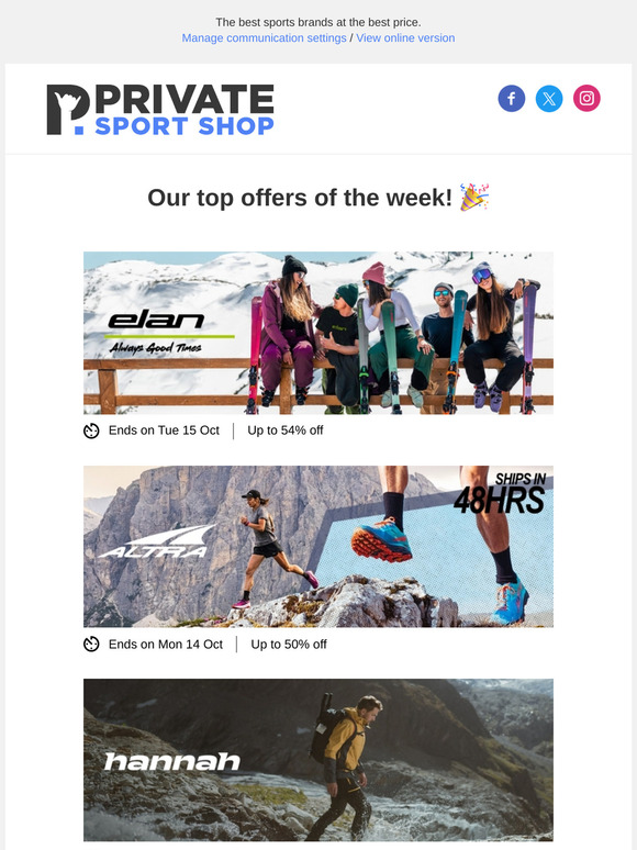 🏆 Top offers of the week!