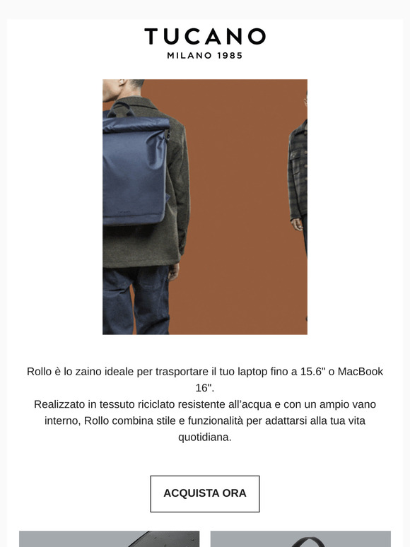 Zaino Rollo: design e protezione per il tuo laptop