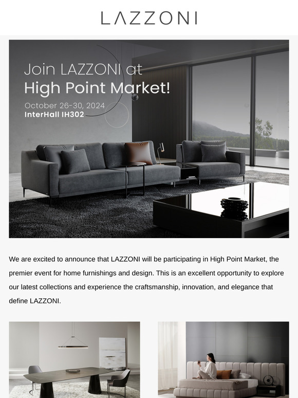 Join LAZZONI at High Point Market