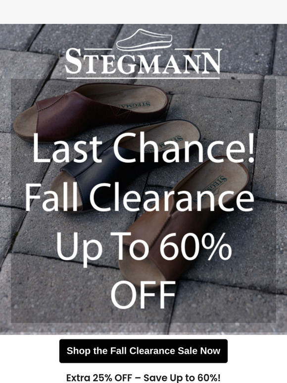 Final Fall Clearance!