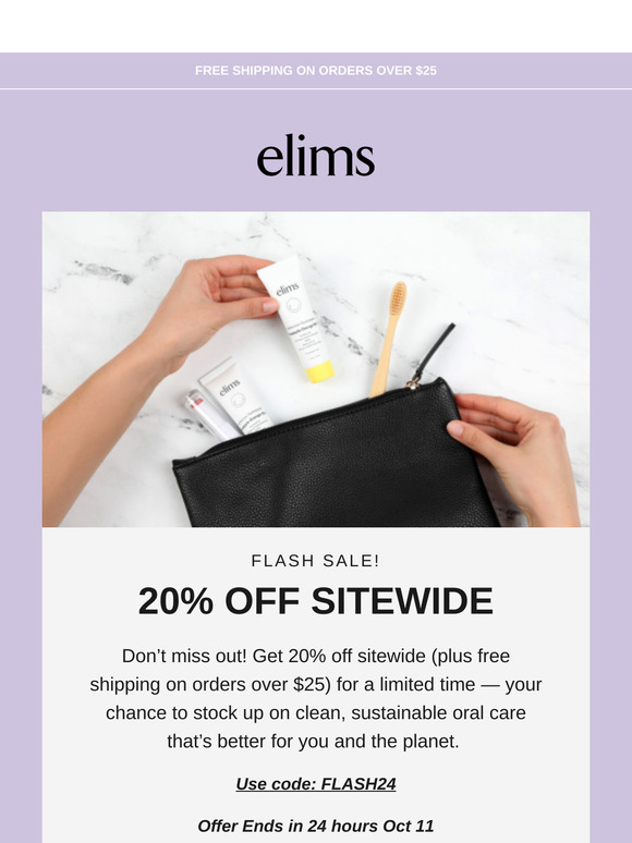 🚨 LAST DAY: 20% Off Sitewide 🚨
