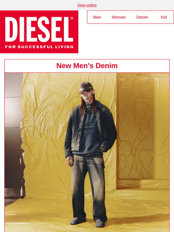 Diesel Men's Enic Denim Blue
