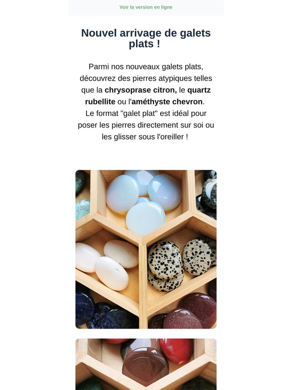 Nouvel arrivage de pierres atypiques !