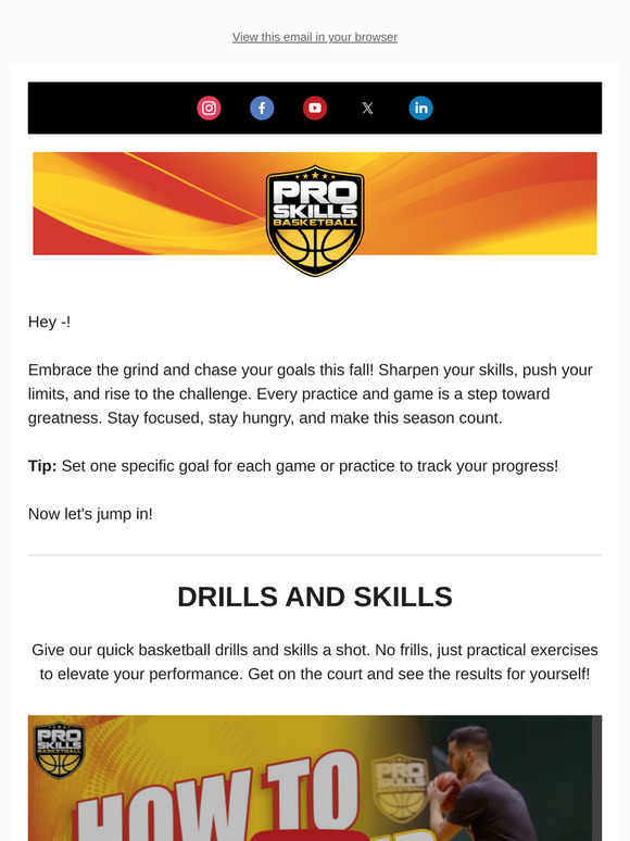 Do the drill!