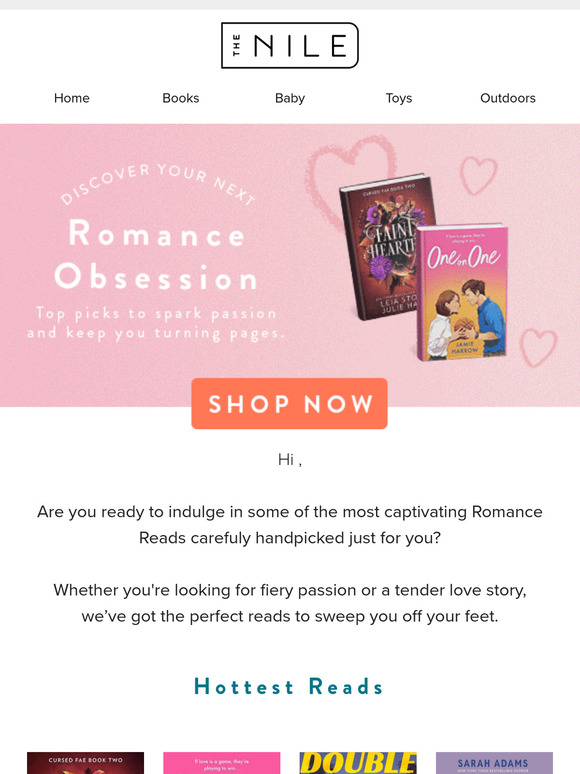 🌶 Hottest romance reads to fall in love with